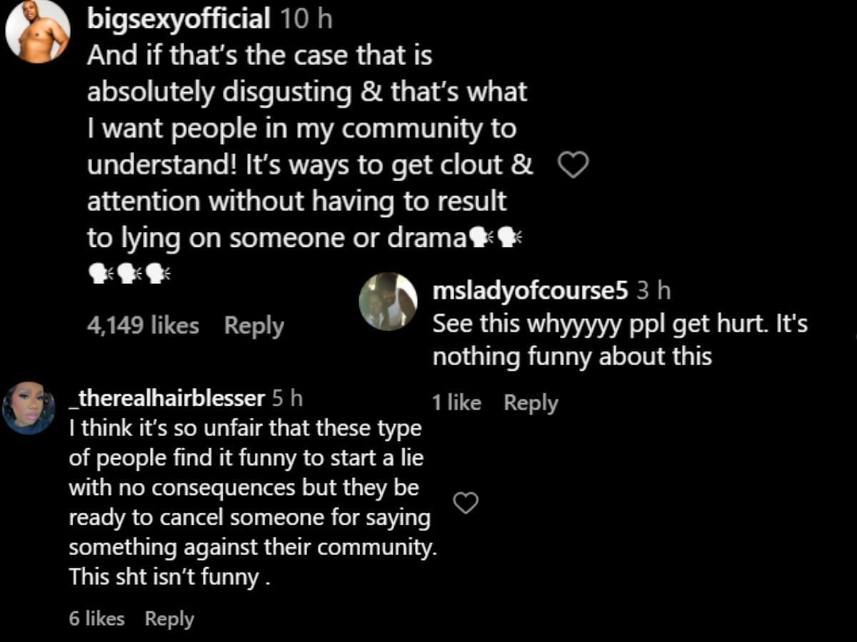 Netizens discuss Timmy Bandsome's TikTok, admitting to faking DMs with the rapper. (Image via Instagram/@theneighborhoodtalk)